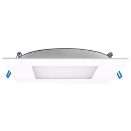 Nicor Lighting DLE621204KSQWH 896 Lumens LED Recessed Can Square Downlight - White